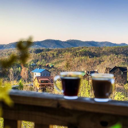Mountainscape - Brand New Cabin W Views - Hottub - Firetable - Ps5 - Pooltable - 3 Pools ガトリンバーグ エクステリア 写真